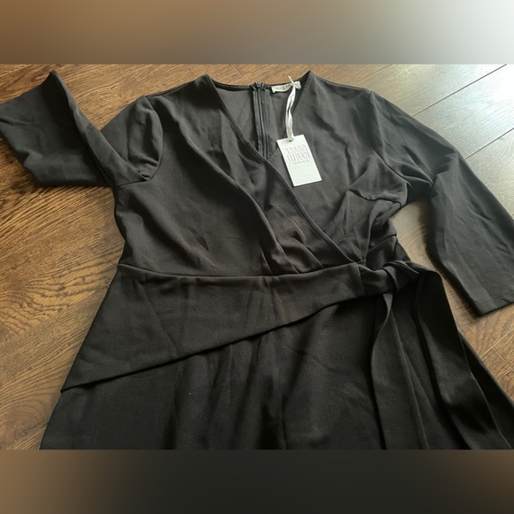 Grace Karin Elegant Black Midi Dress - Picture 4 of 9